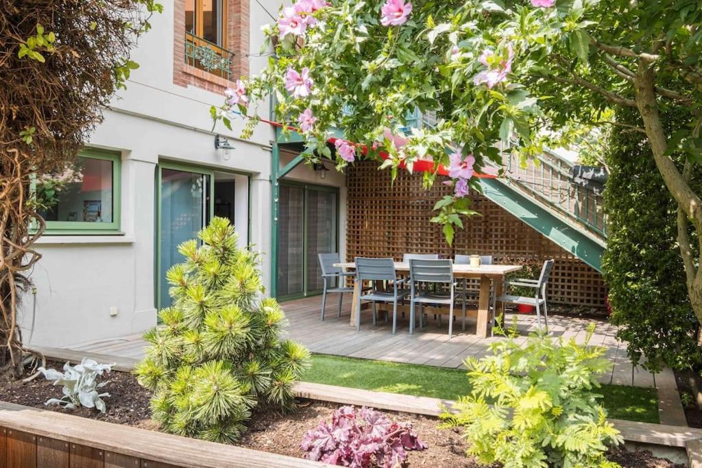 Apt T5 Renove Avec Bureau Jardin Et Parking En Centre Ville Тулуза Экстерьер фото